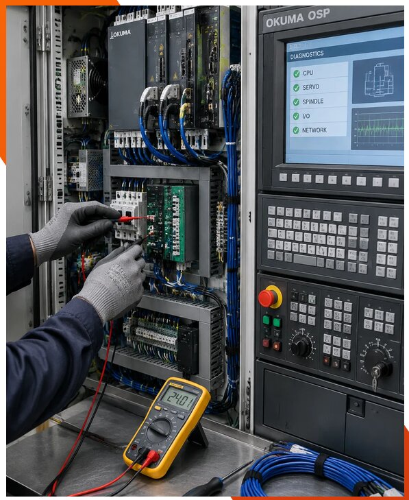 Ремонт систем ЧПУ Okuma OSP в Калуге